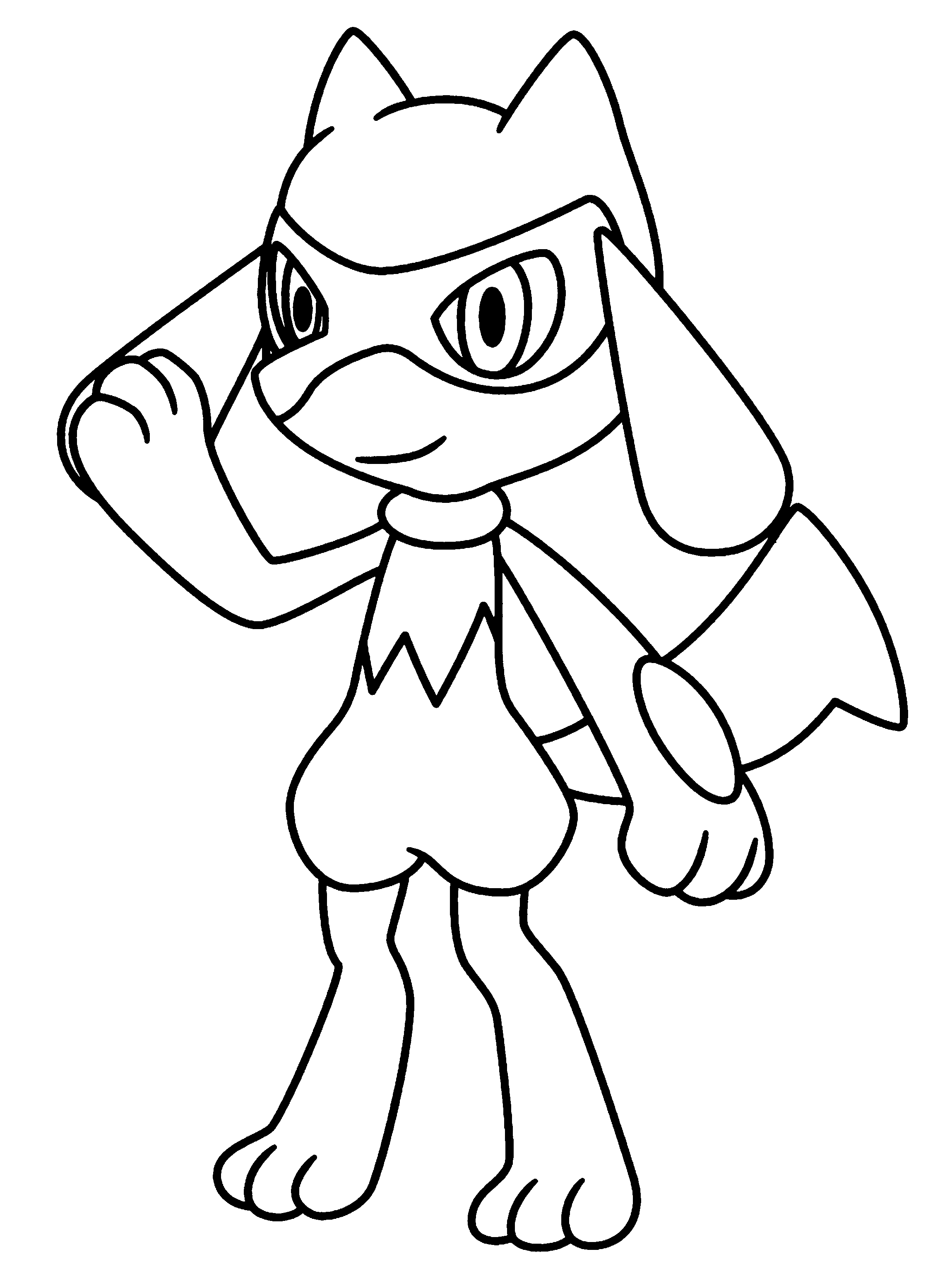 98 Ash's Greninja Coloring Page Printable 83