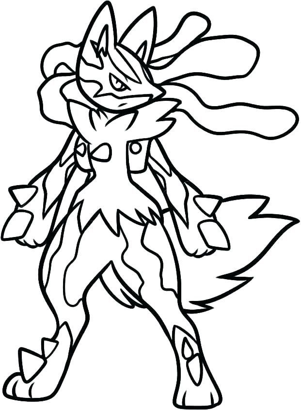 98 Ash's Greninja Coloring Page Printable 86