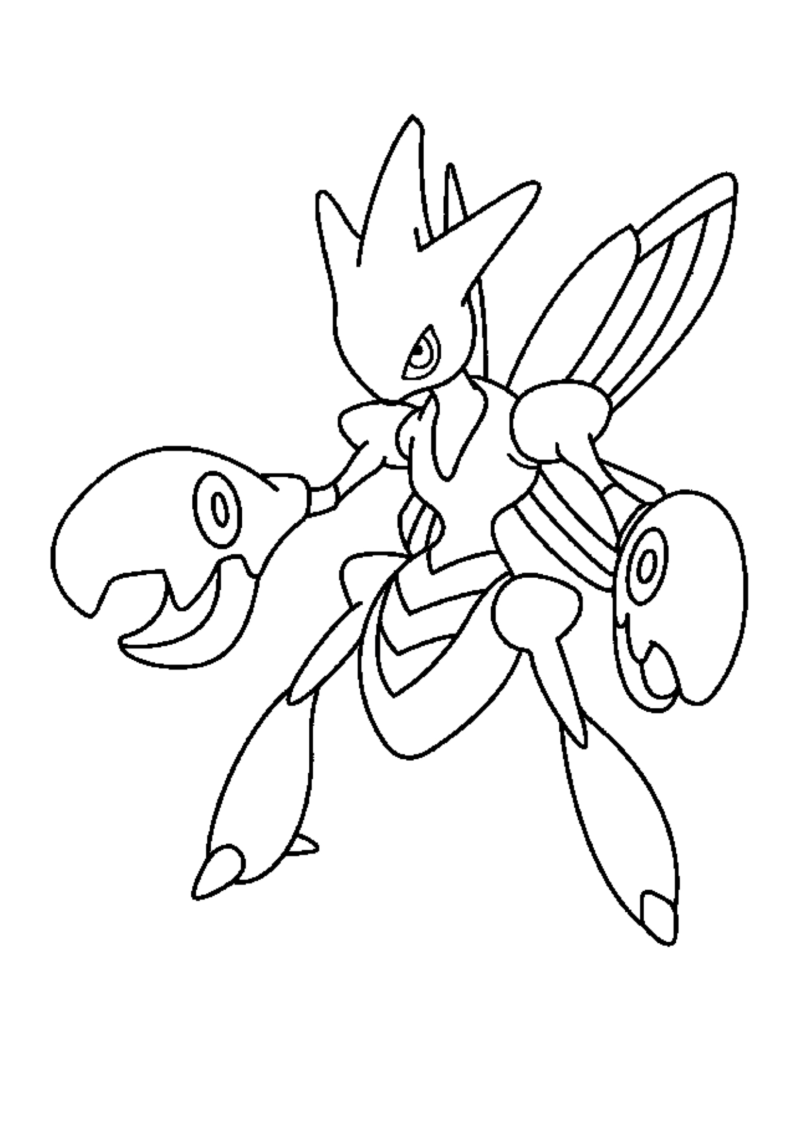 98 Ash's Greninja Coloring Page Printable 92