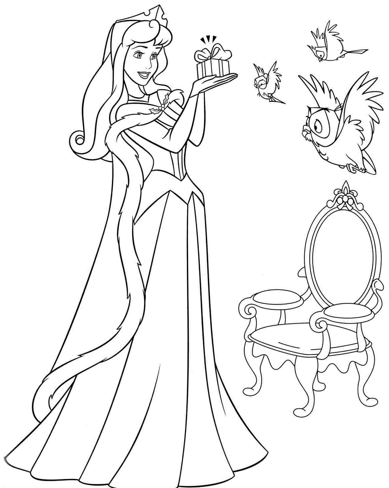 108+ Fantastic Aurora Coloring Pages Printable