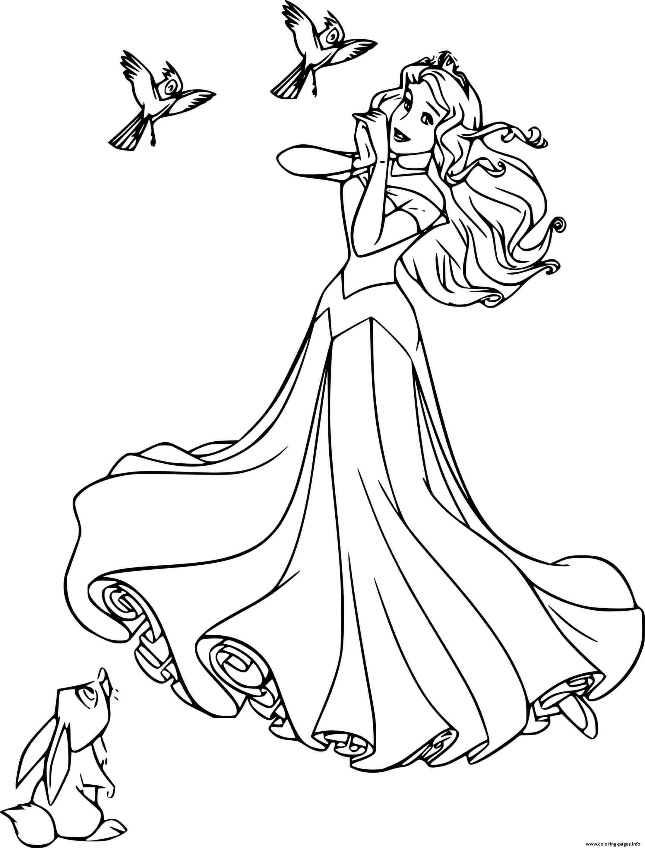 34+ Joyous Aurora Coloring Pages Printable