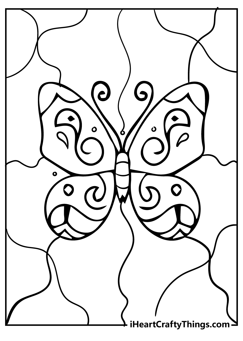 31 Beautiful Butterfly Coloring Pages Printable 19