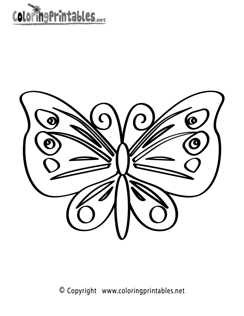 31 Beautiful Butterfly Coloring Pages Printable 21