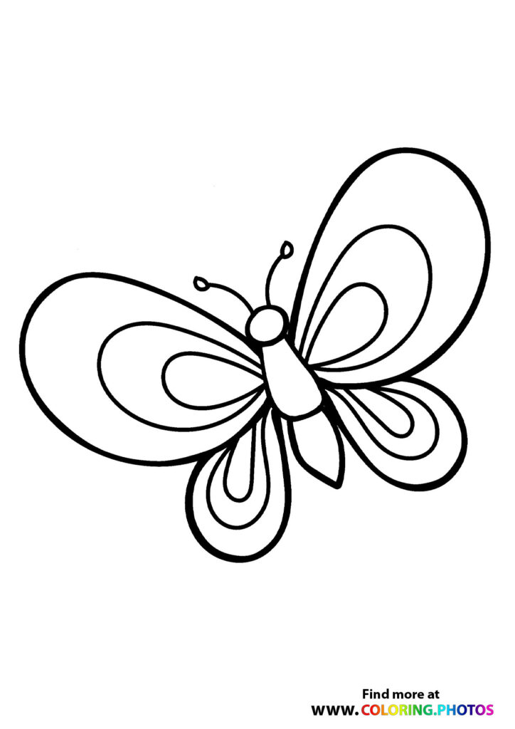 31 Beautiful Butterfly Coloring Pages Printable 29