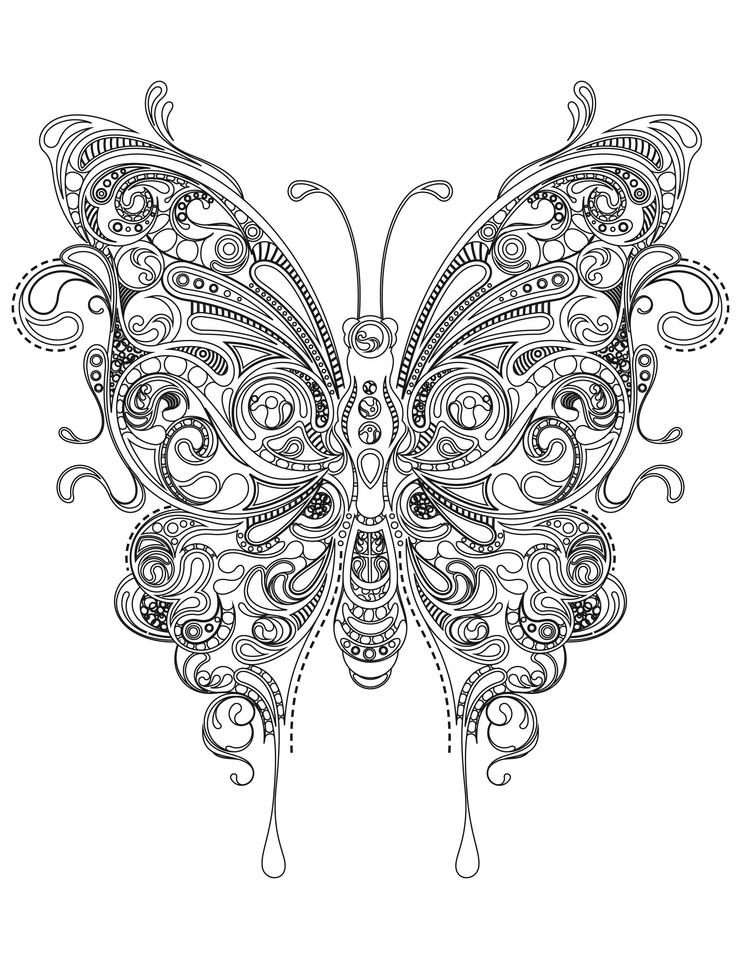 31 Beautiful Butterfly Coloring Pages Printable 31