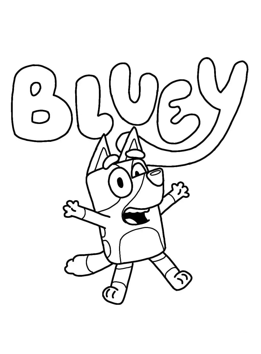 31 Bluey Coloring Pages Printable 12