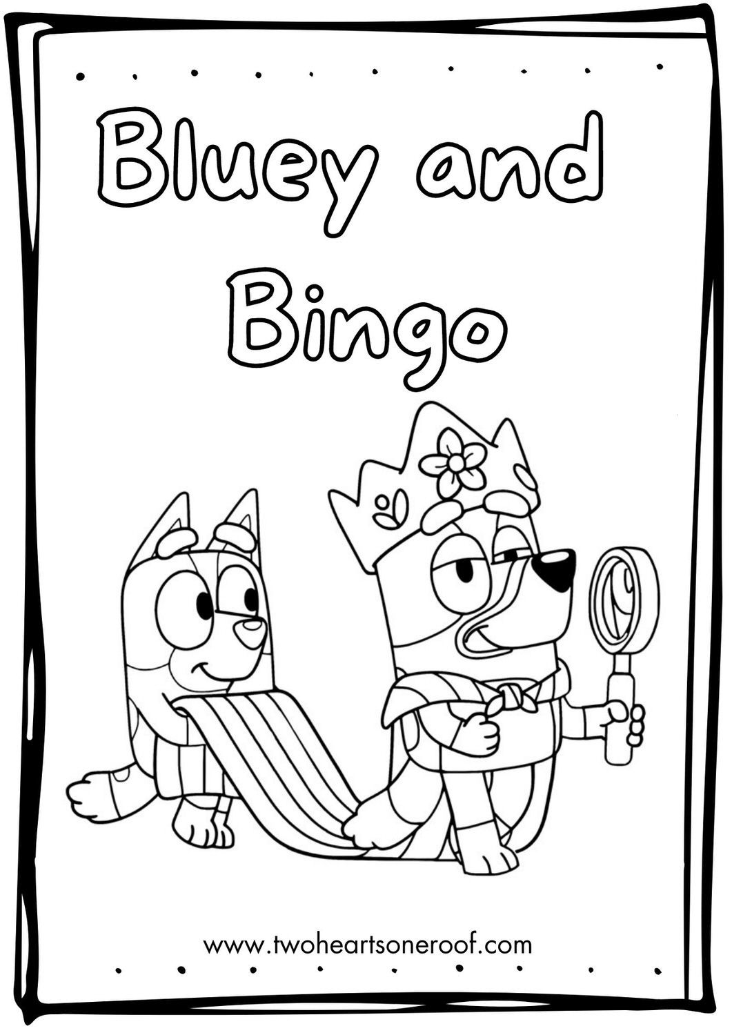 31 Bluey Coloring Pages Printable 23