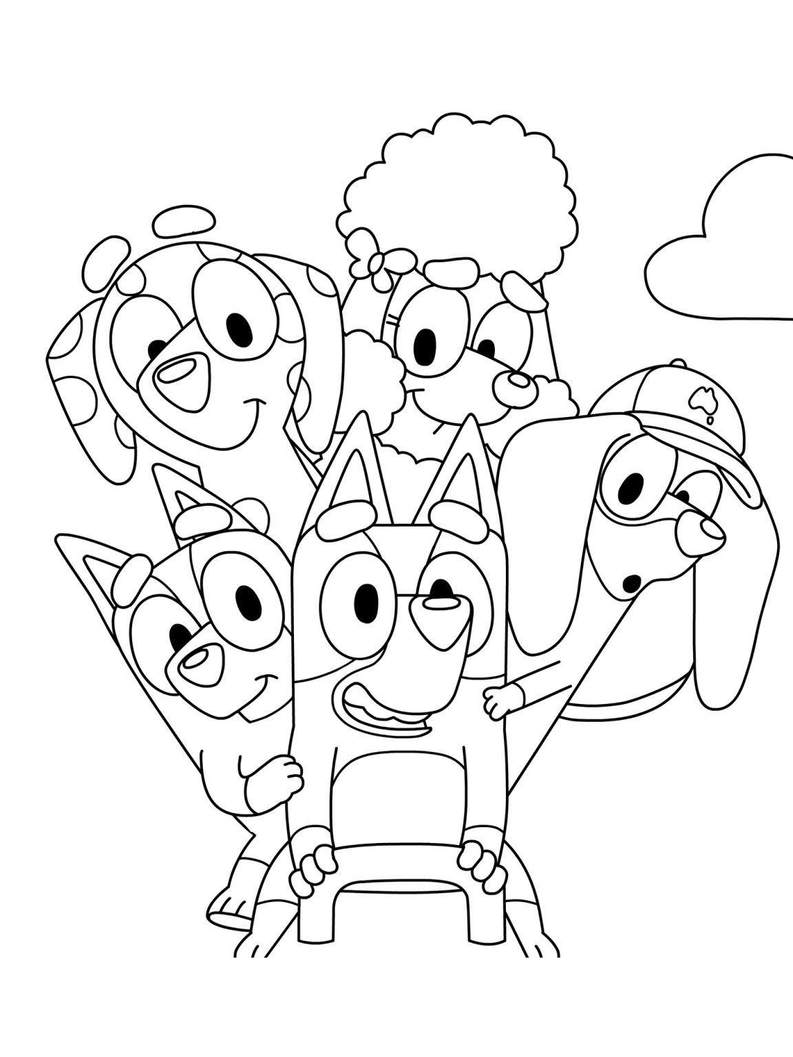 31 Bluey Coloring Pages Printable 31