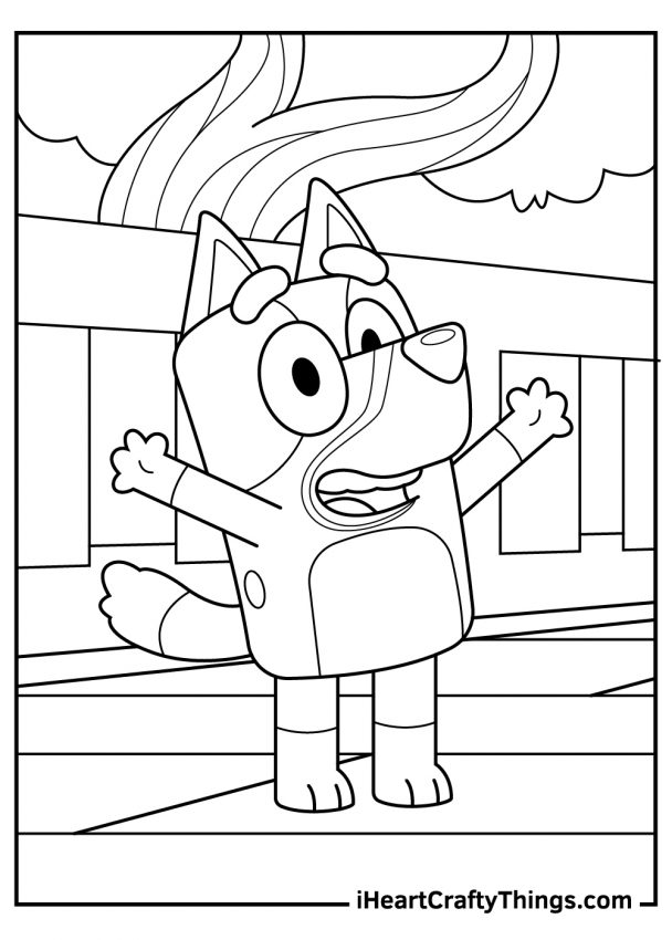 31 Bluey Coloring Pages Printable 32