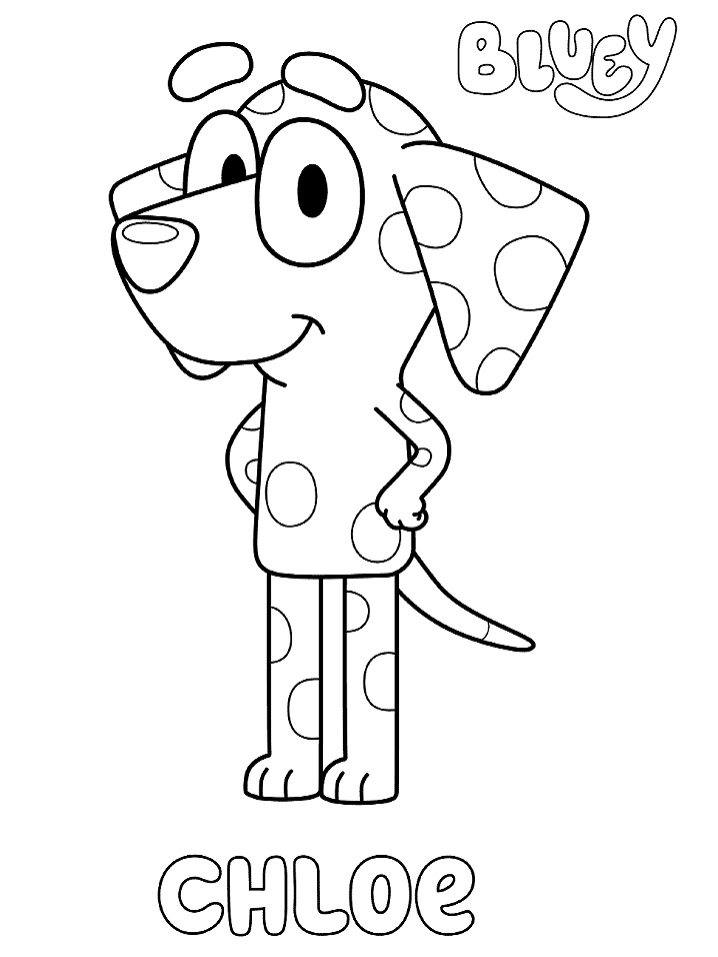 31 Bluey Coloring Pages Printable 4