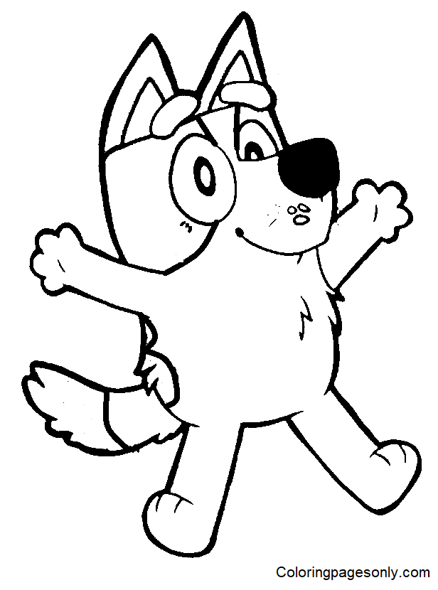 31 Bluey Coloring Pages Printable 6