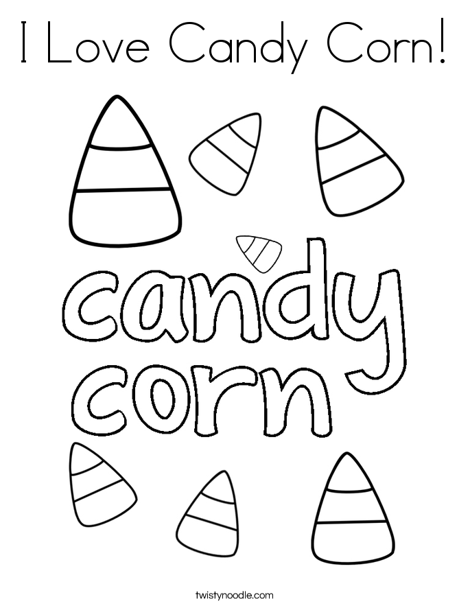 31 Candy Corn Coloring Pages Printable 1