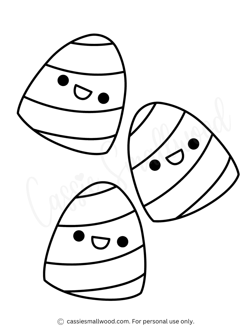 31 Candy Corn Coloring Pages Printable 13