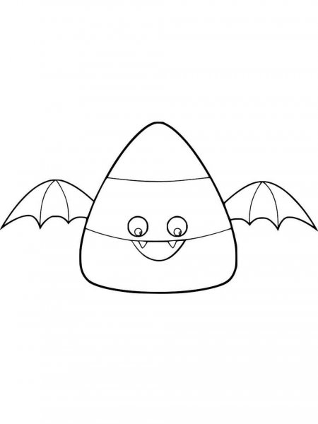 31 Candy Corn Coloring Pages Printable 15