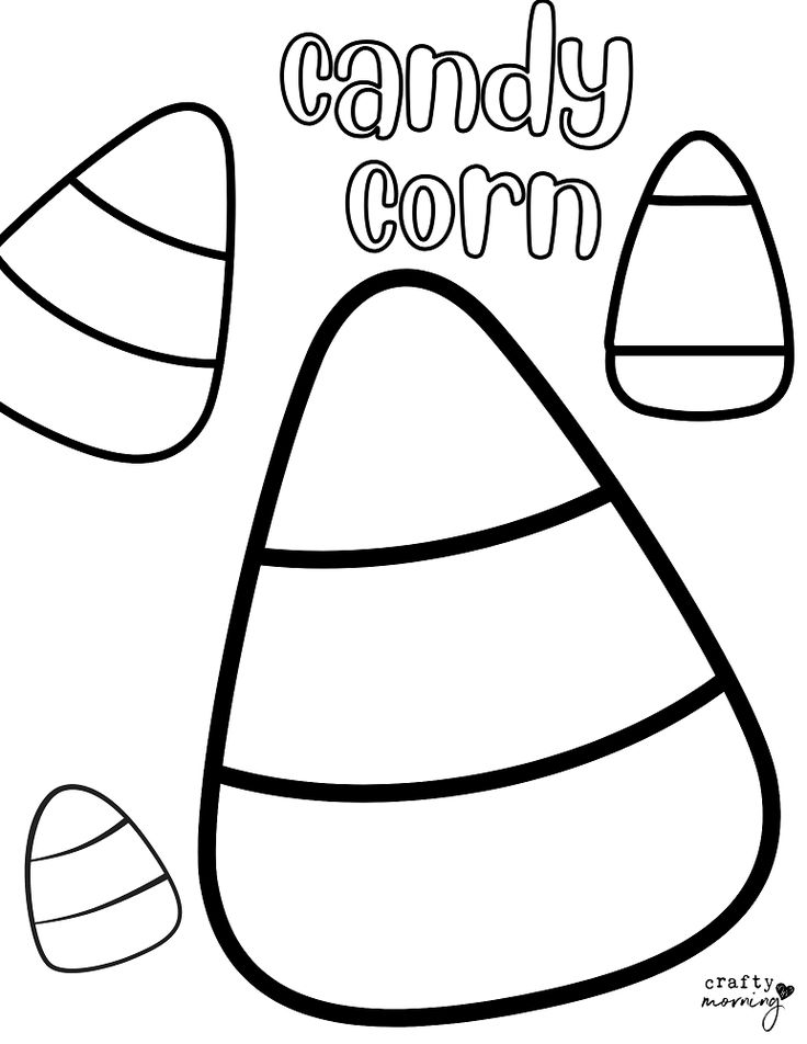 31 Candy Corn Coloring Pages Printable 27