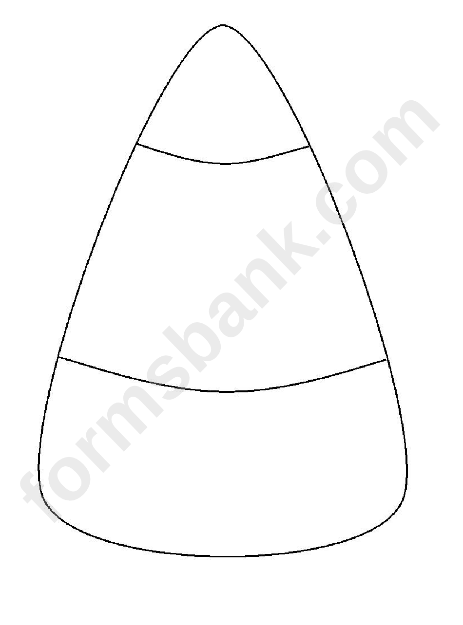 31 Candy Corn Coloring Pages Printable 3