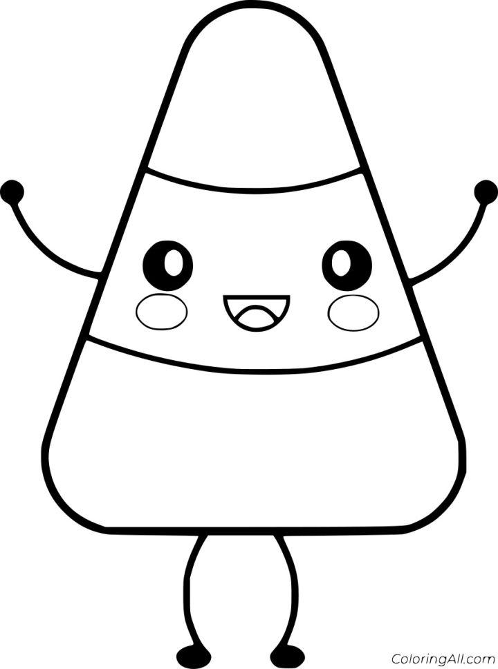 31 Candy Corn Coloring Pages Printable 9