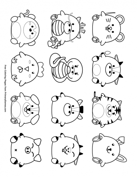 31 Chinese Zodiac Animals Coloring Pages Printable 32