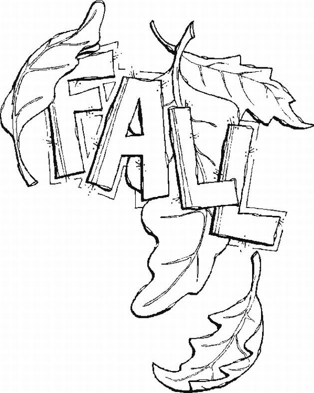 31 Easy Fall Coloring Pages Printable 12