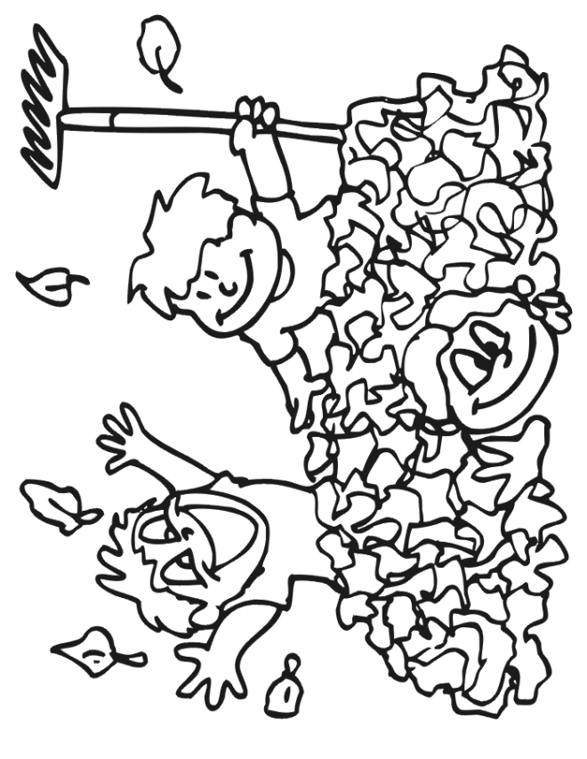 31 Easy Fall Coloring Pages Printable 15