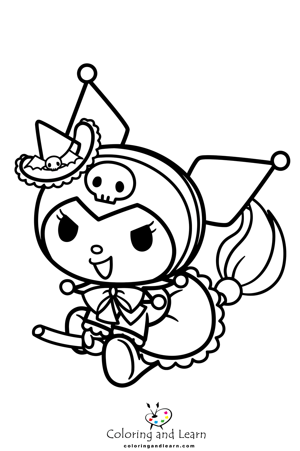 31 Exciting Kuromi Coloring Pages Printable 13