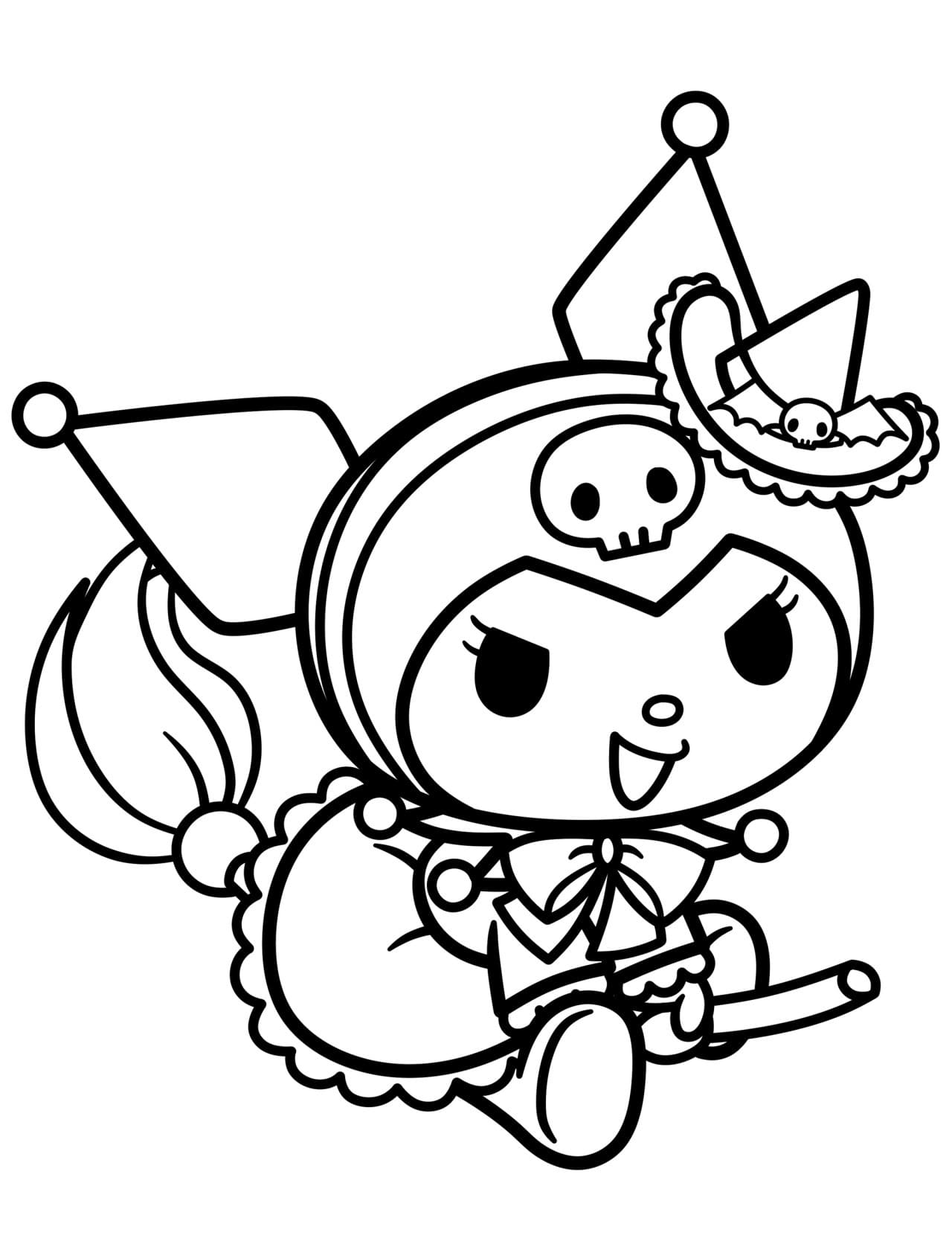 31 Exciting Kuromi Coloring Pages Printable 24