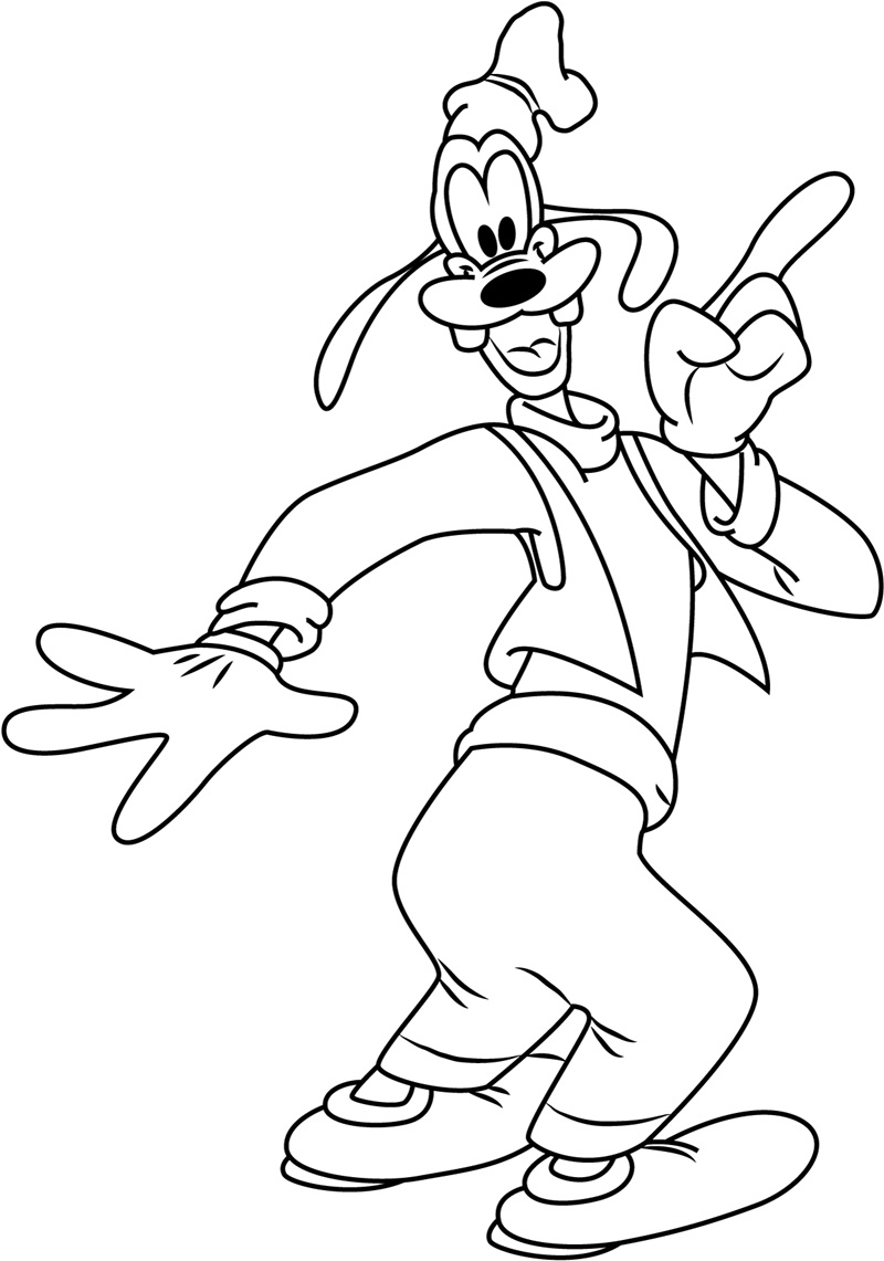 31 Goofy Halloween Coloring Pages Printable 13