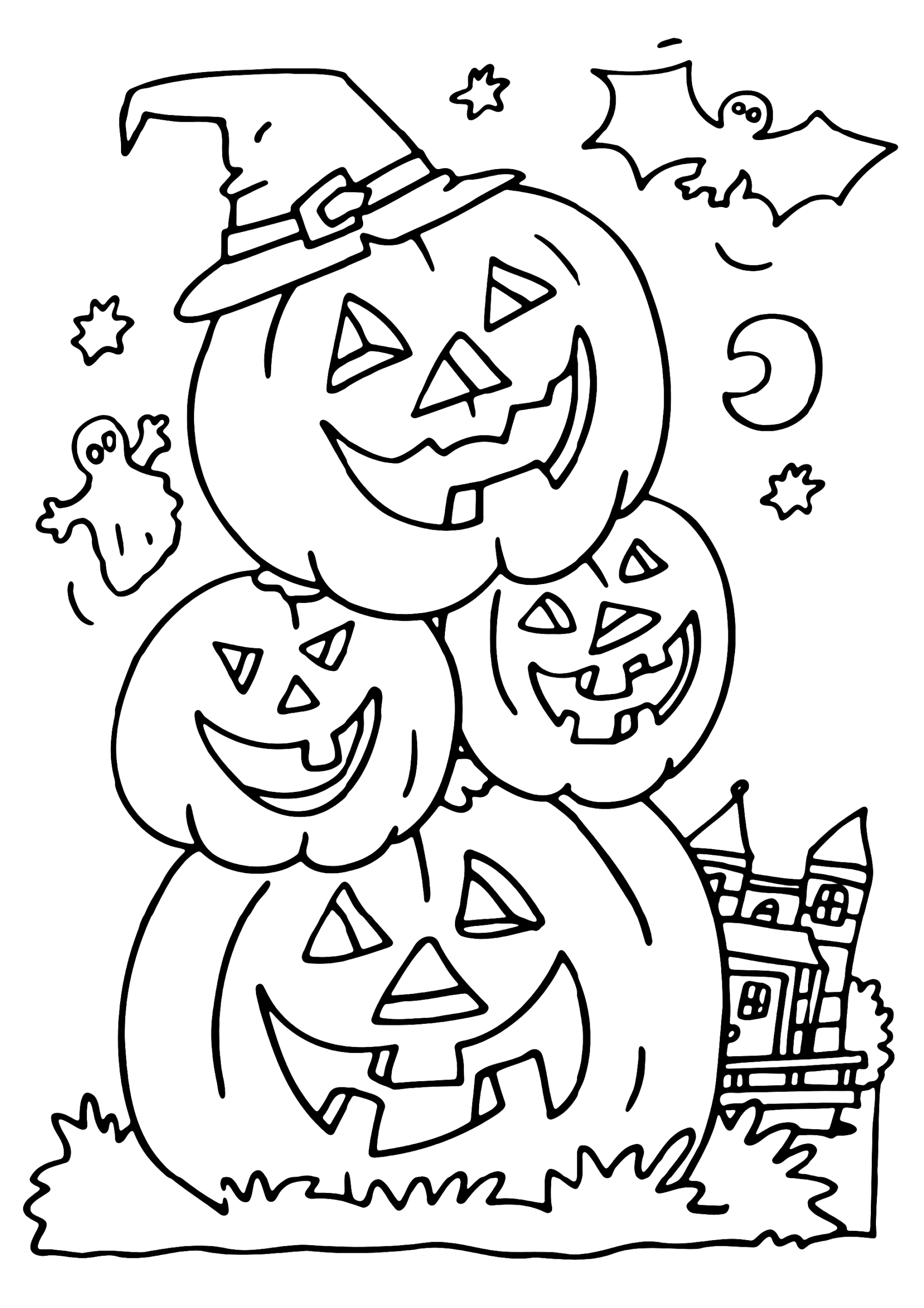 31 Goofy Halloween Coloring Pages Printable 16