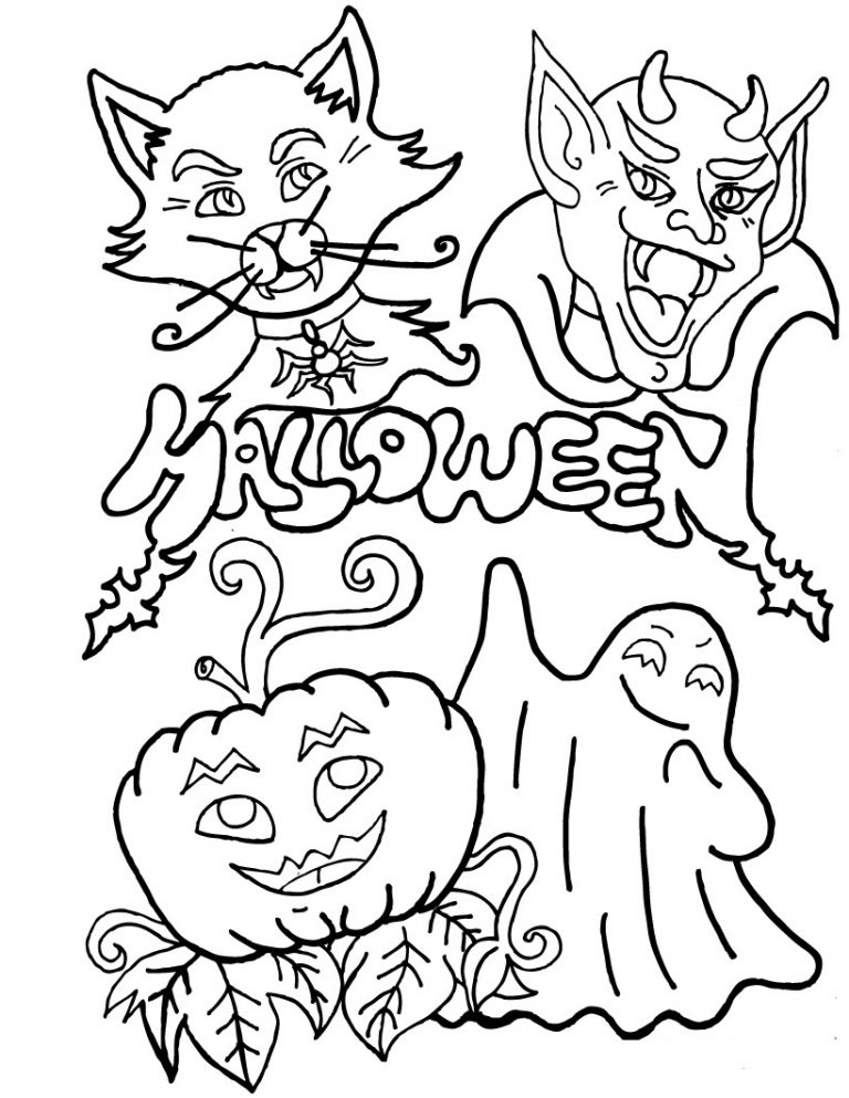 31 Goofy Halloween Coloring Pages Printable 21