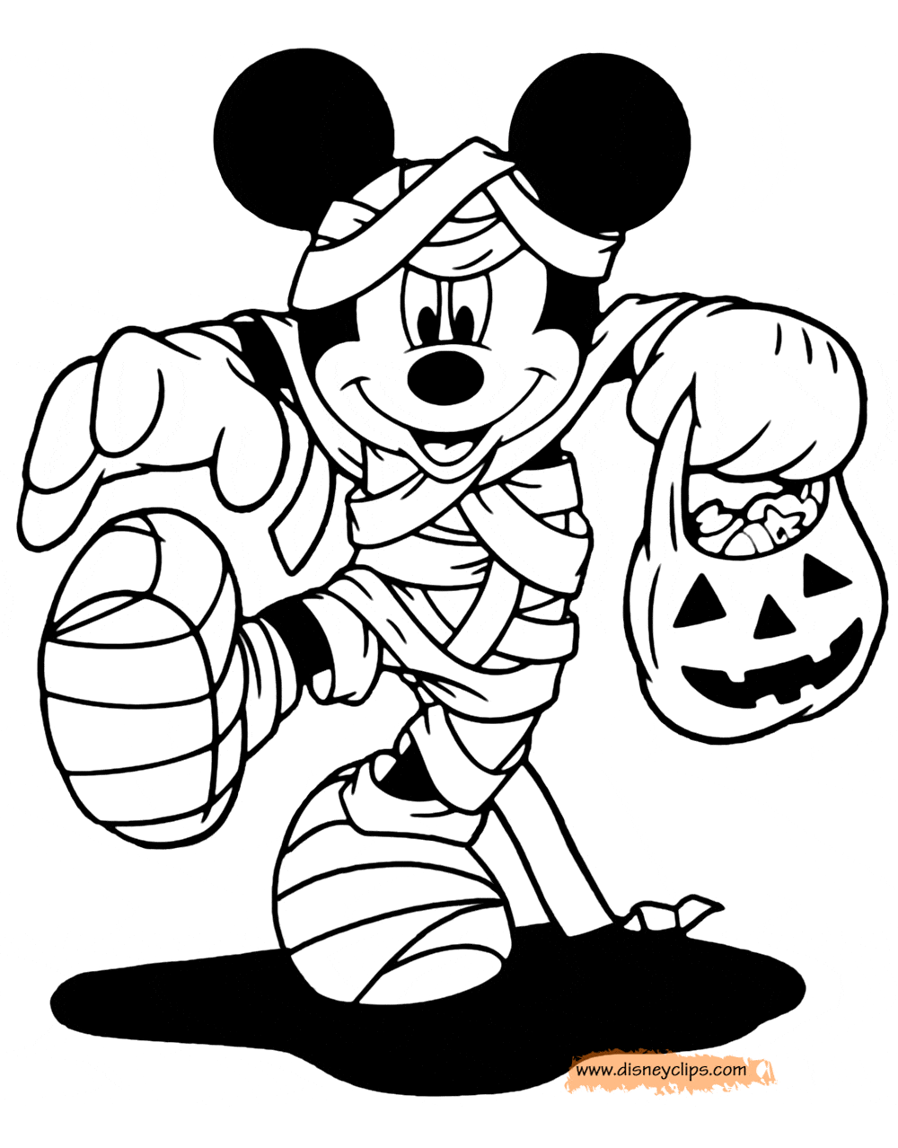 31 Goofy Halloween Coloring Pages Printable 23