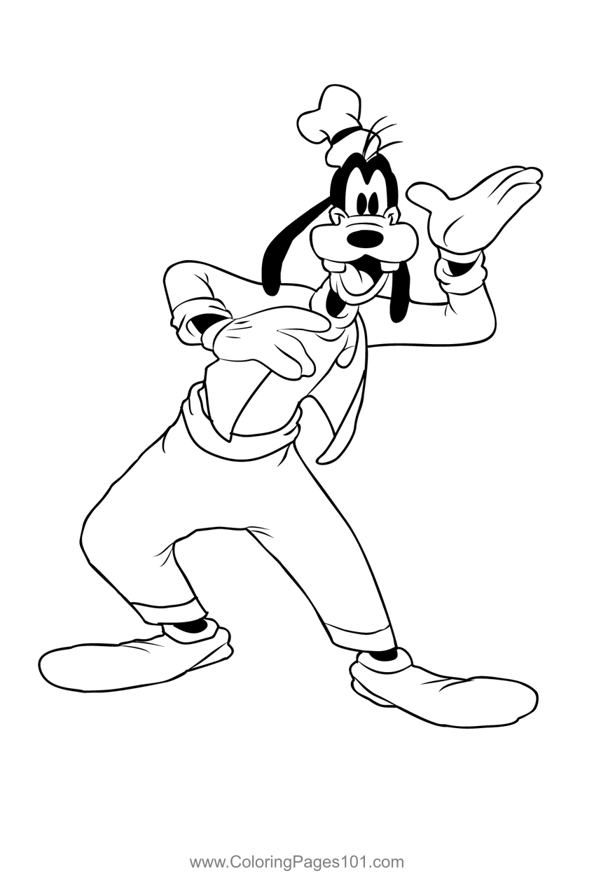 31 Goofy Halloween Coloring Pages Printable 35