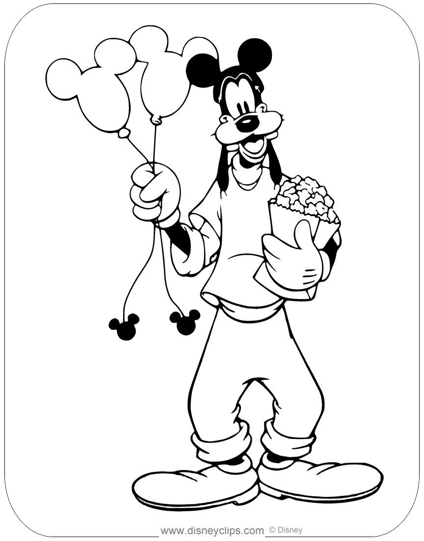 31 Goofy Halloween Coloring Pages Printable 6