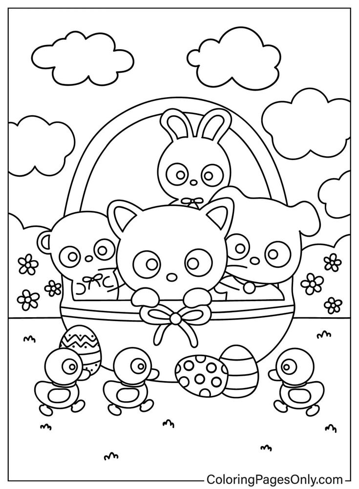 32 Fun Chococat Coloring Pages Printable 13