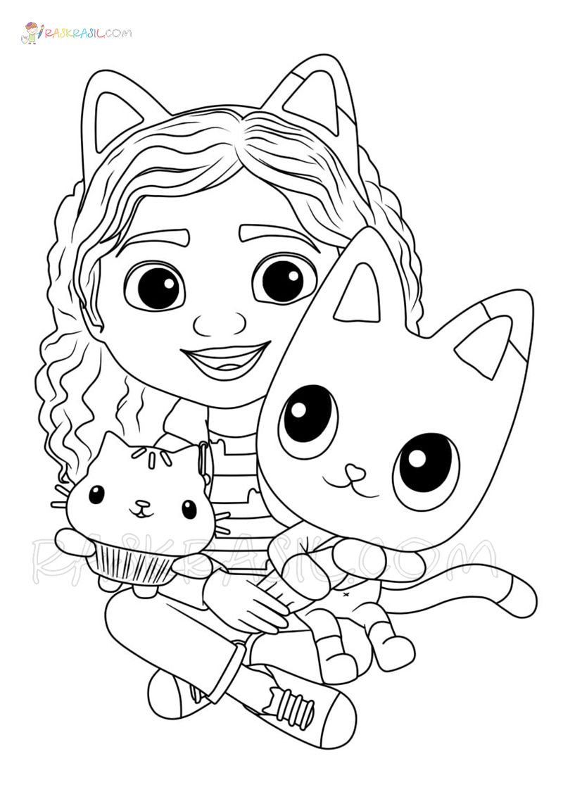 32 Gabby's Dollhouse Coloring Pages 1