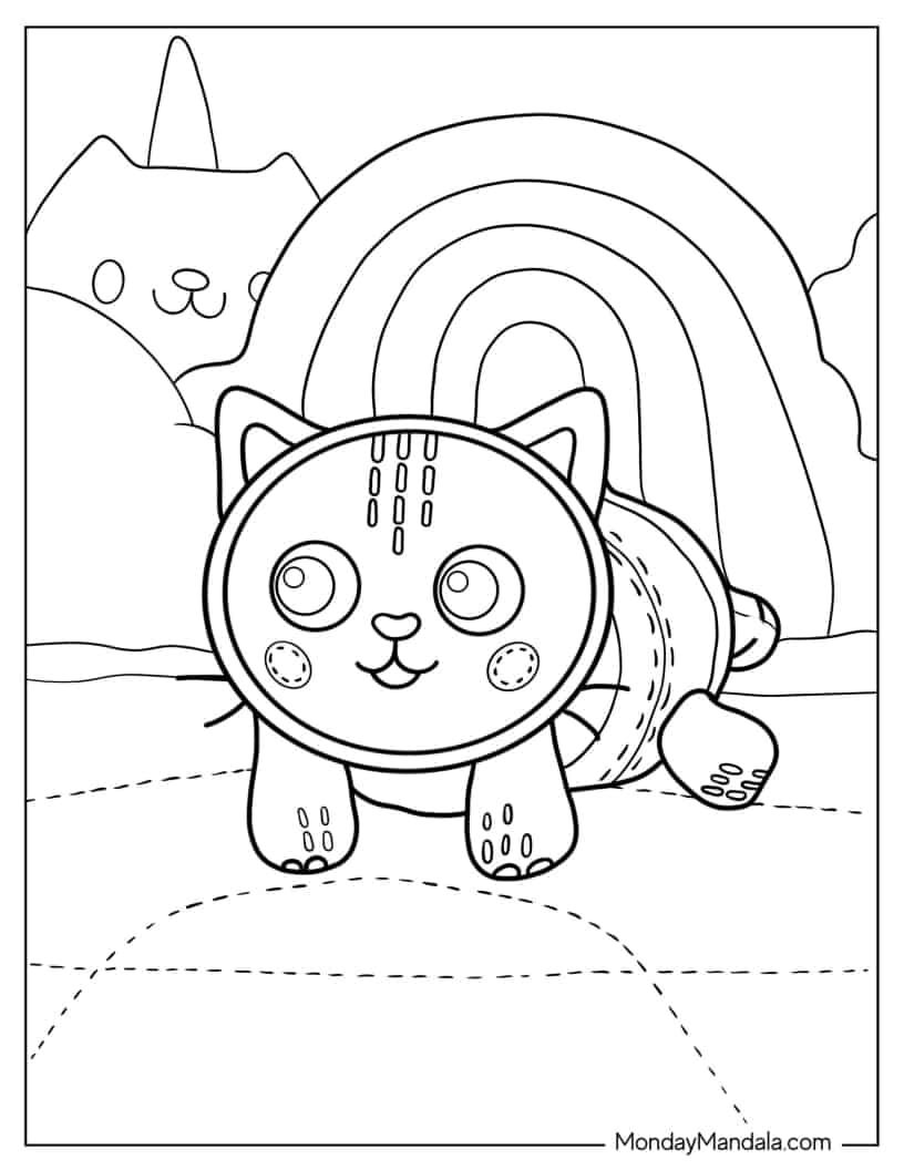 32 Gabby's Dollhouse Coloring Pages 20