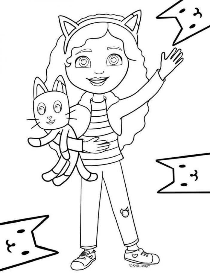 32 Gabby's Dollhouse Coloring Pages 25