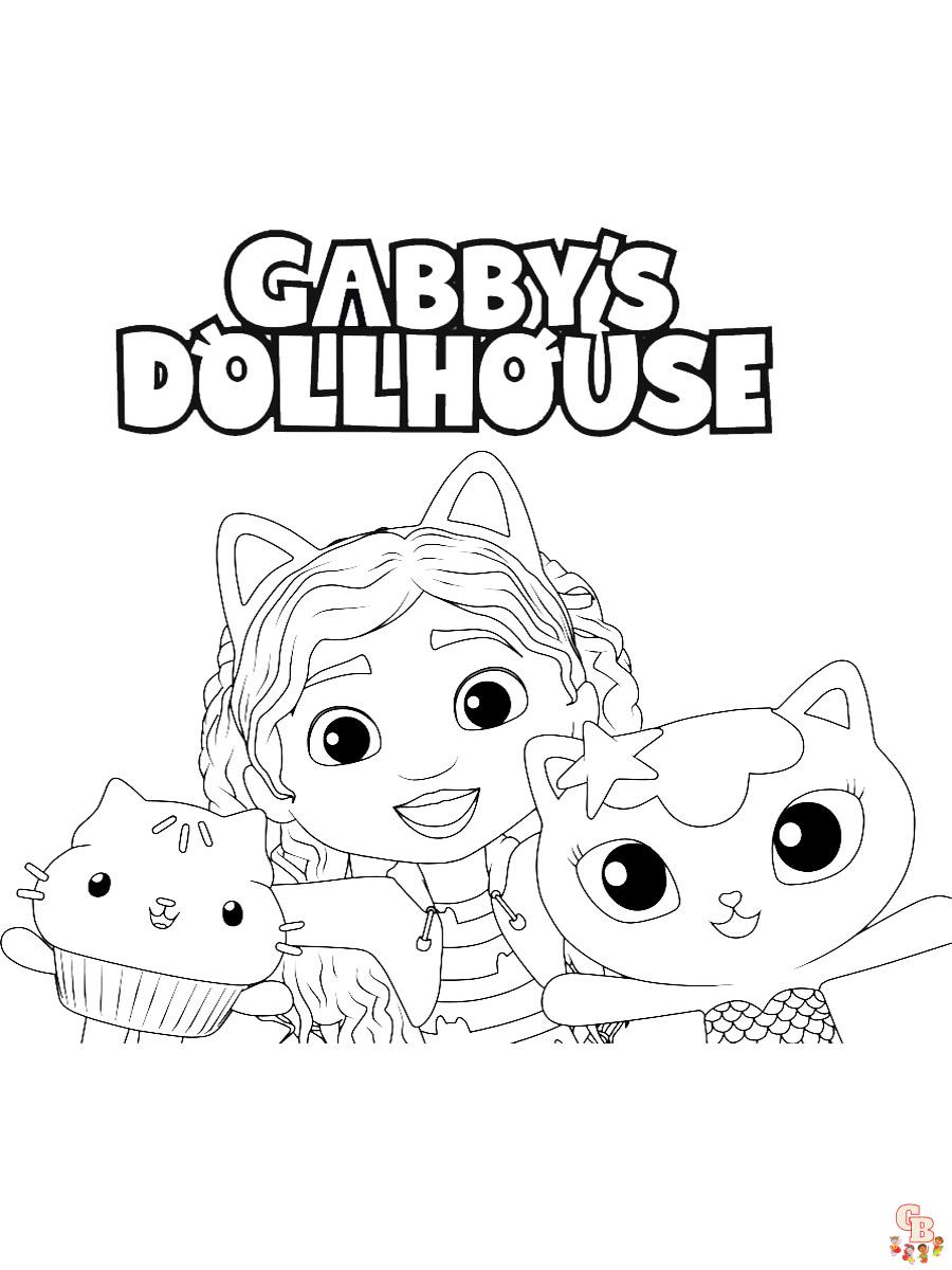 32 Gabby's Dollhouse Coloring Pages 26