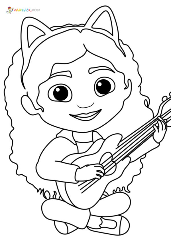 32 Gabby's Dollhouse Coloring Pages 29