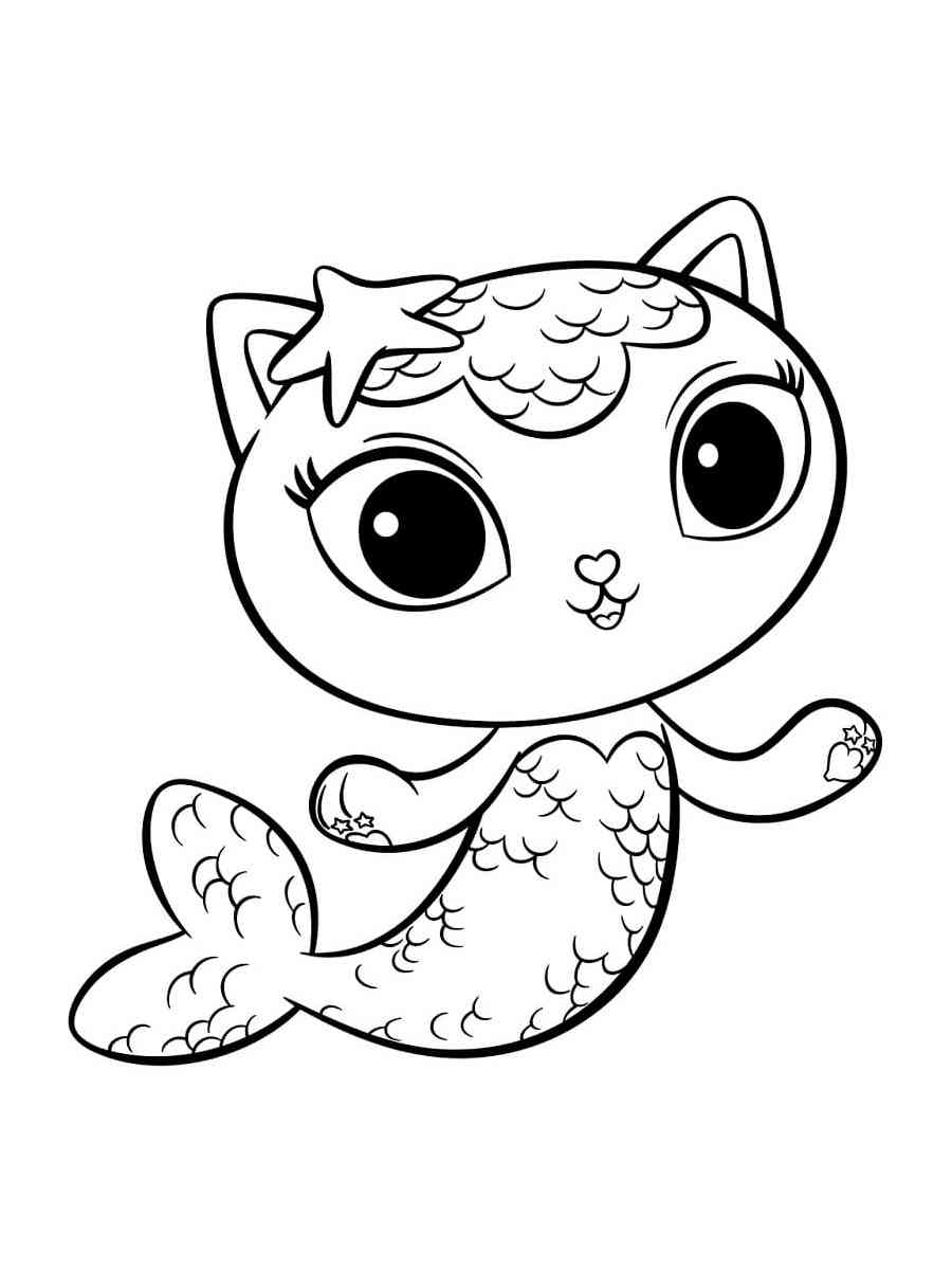 32 Gabby's Dollhouse Coloring Pages 3