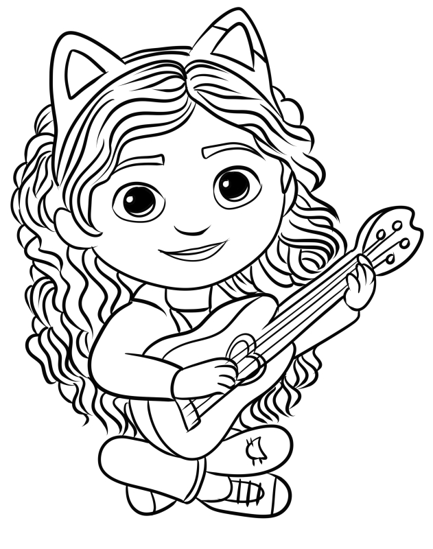 32 Gabby's Dollhouse Coloring Pages 30