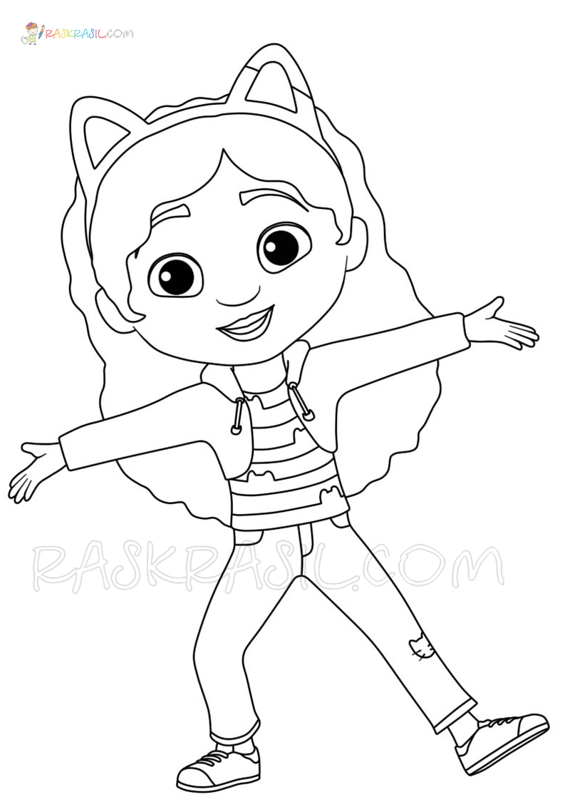 32 Gabby's Dollhouse Coloring Pages 33