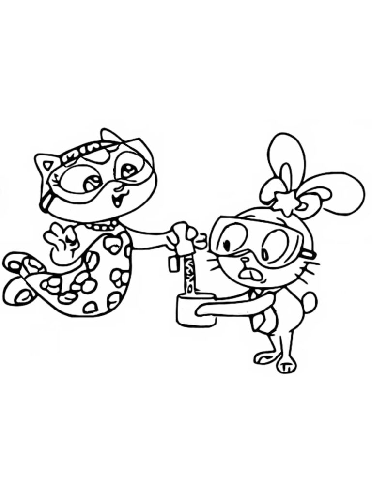 32 Gabby's Dollhouse Coloring Pages 5