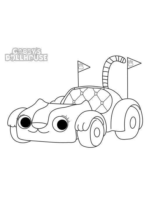 32 Gabby's Dollhouse Coloring Pages 8