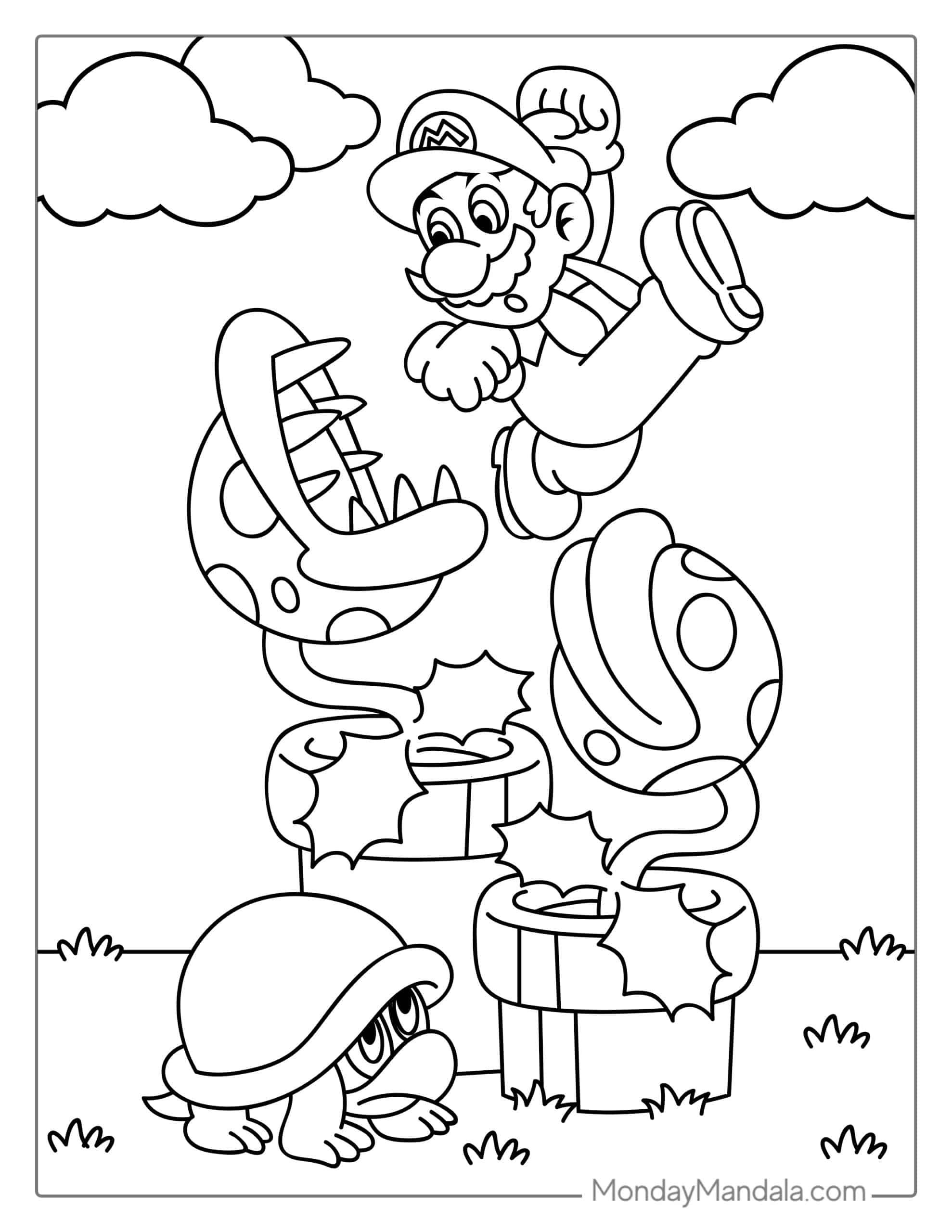 32 Super Mario Odyssey Coloring Pages Printable 20