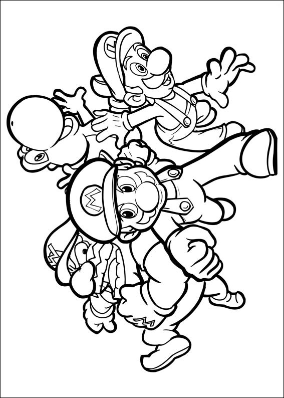 32 Super Mario Odyssey Coloring Pages Printable 8