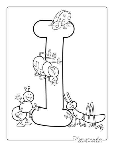 33 Letter I Coloring Pages Printable 14