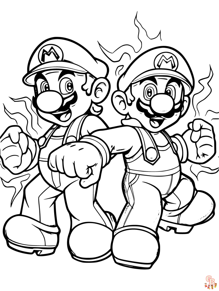 33 Mario Coloring Pages Printable Fun 10