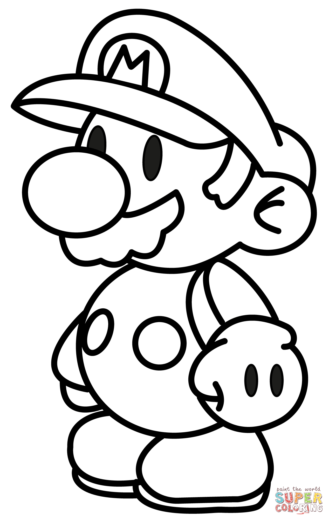 33 Mario Coloring Pages Printable Fun 11