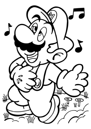 33 Mario Coloring Pages Printable Fun 12