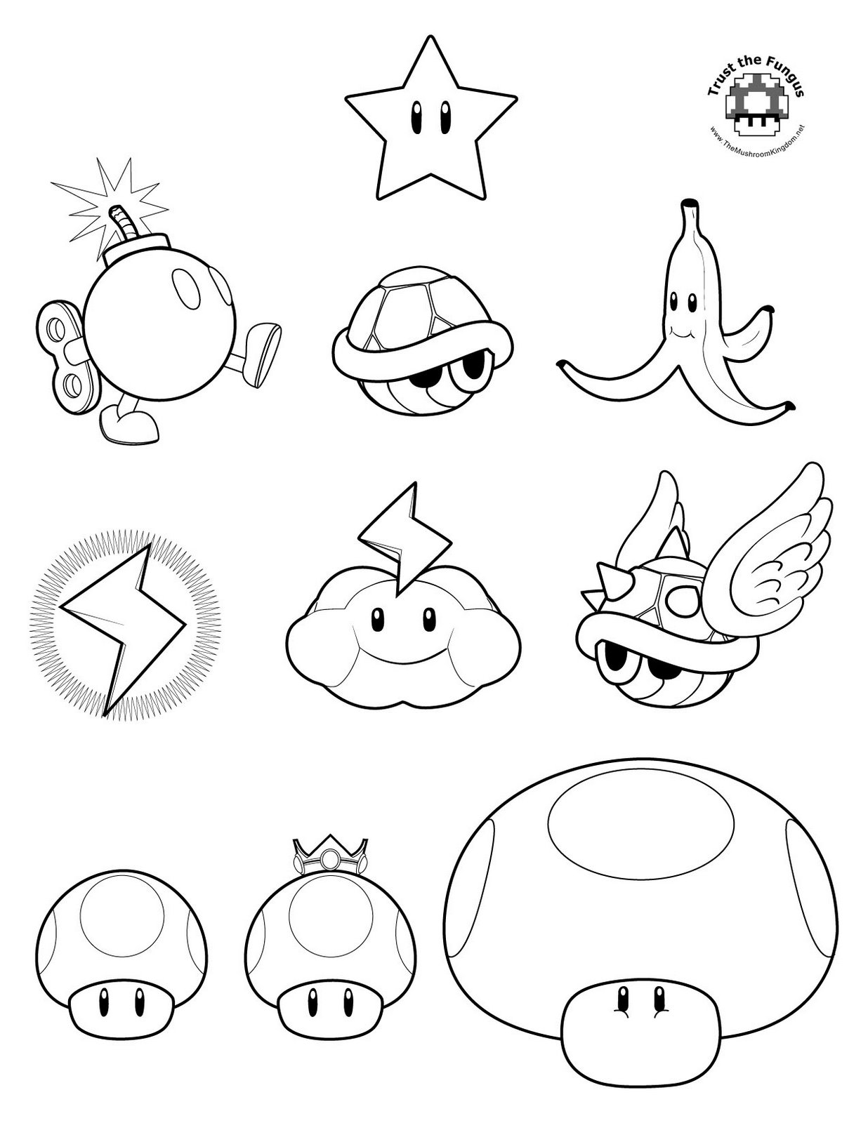 33 Mario Coloring Pages Printable Fun 34